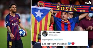 "Those are some despicably Messi-esque feints" - Barcelona fans love what their 'smart' and 'entertaining' player did against Galatasaray
