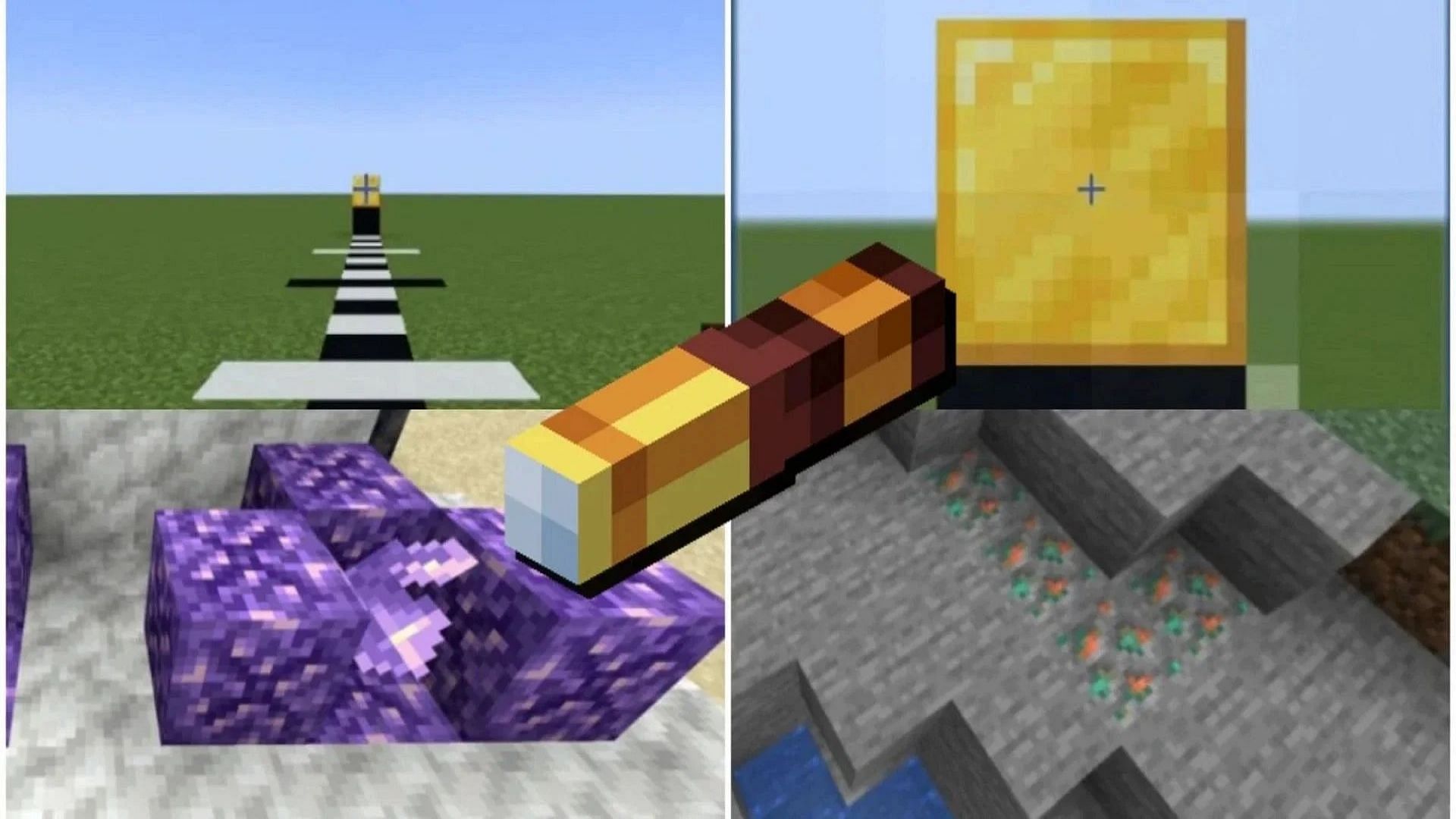 Spyglasses can zoom in a player&#039;s vision in Minecraft (Image via Mojang)