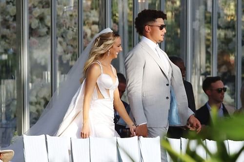 Mahomes Wedding, Image Credit: Brittany Matthews Instagram