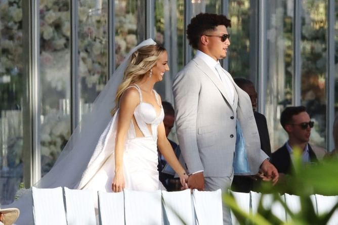 3 biggest NFL weddings that took place in 2022 offseason, ft. Brittany and Patrick Mahomes