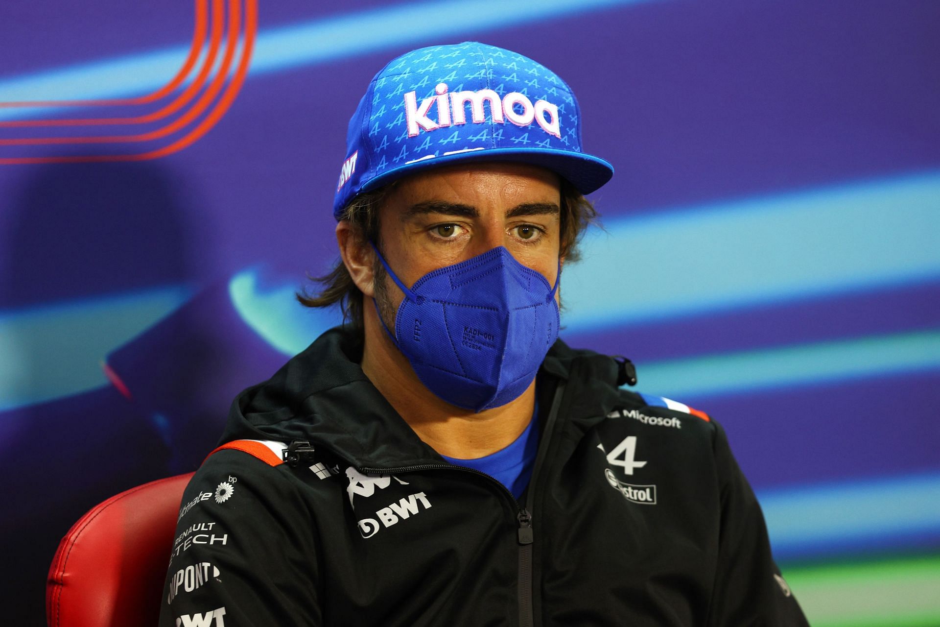 F1 Grand Prix of Bahrain - Practice - Fernando Alonso during a press conference