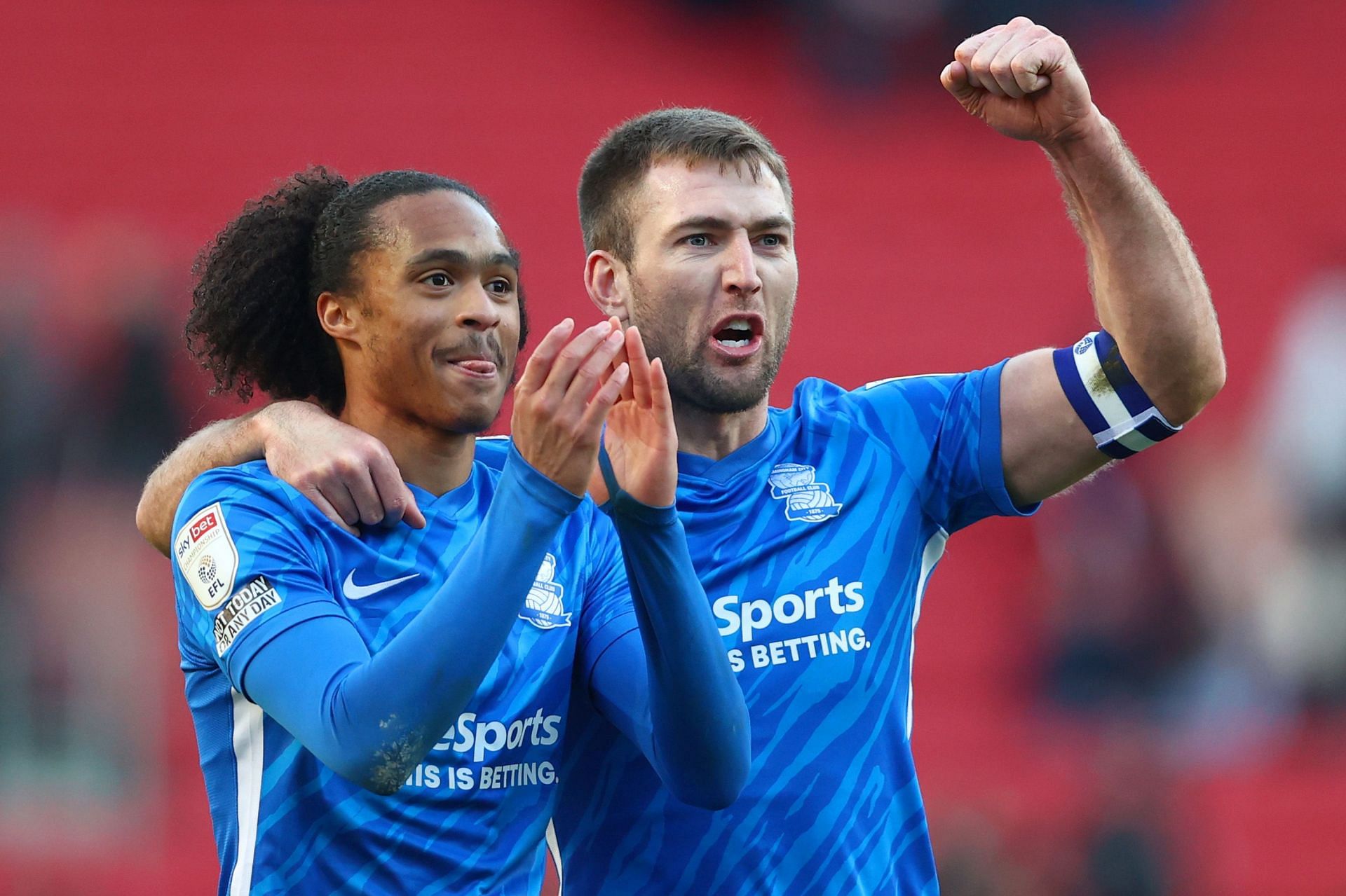 Tahith Chong and Gary Gardner of Birmingham City