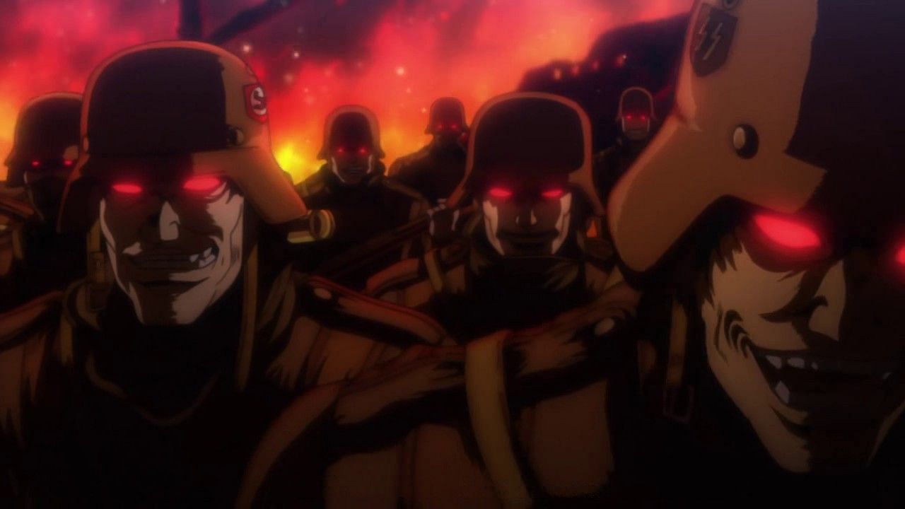 The Millenium Organization as seen in the anime Hellsing (Image via Satelight)