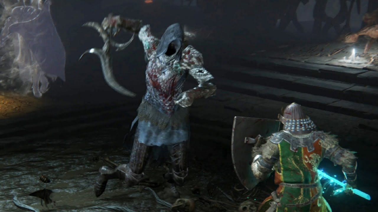 The Black Knife Assassin is the main boss in the Black Knife Catacombs (Image via FromSoftware Inc.)