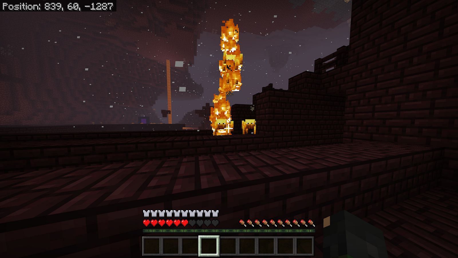 Blazes spawn in fortresses (Image via Mojang)