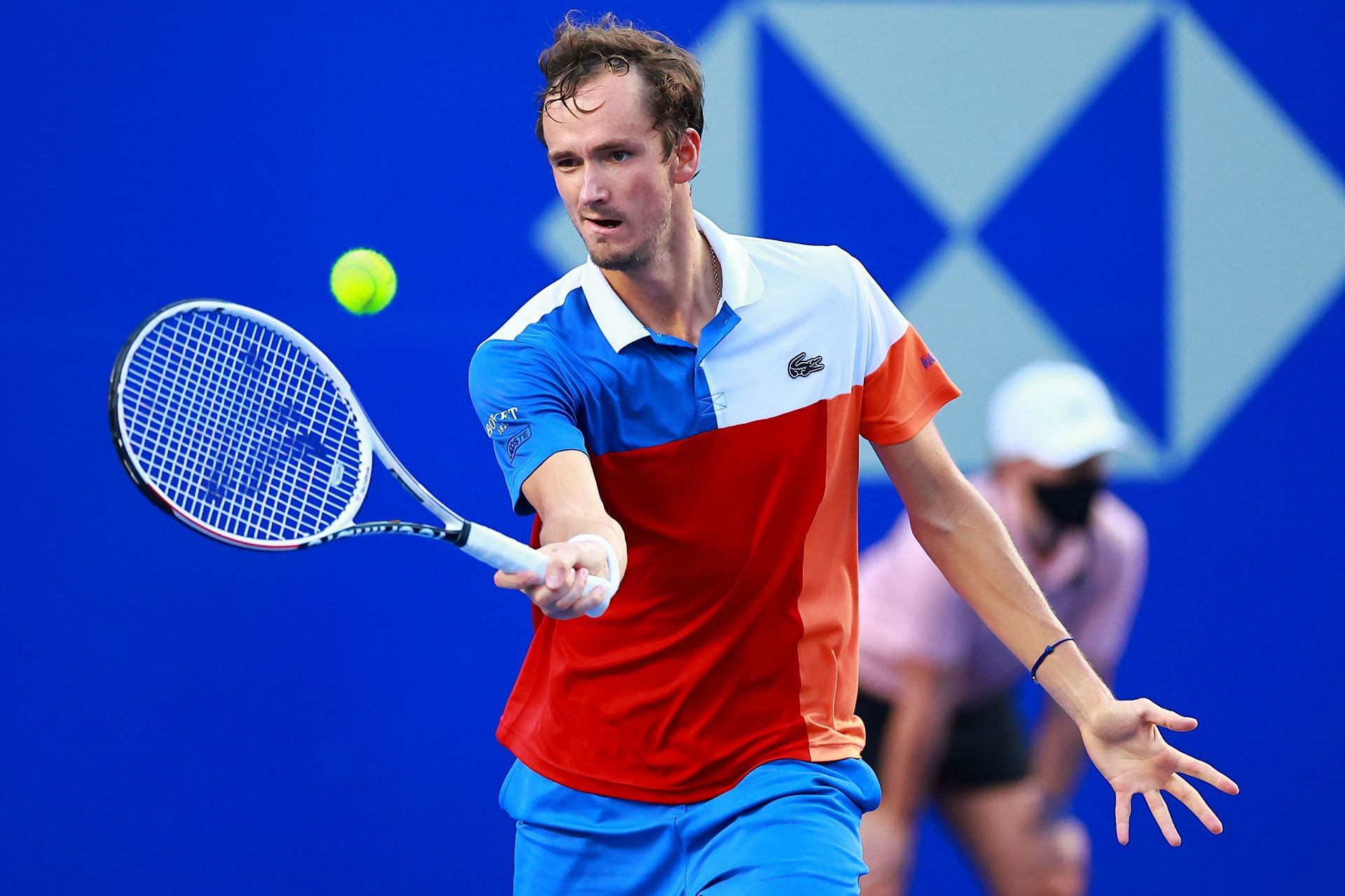 Daniil Medvedev in action in the Mexican Open