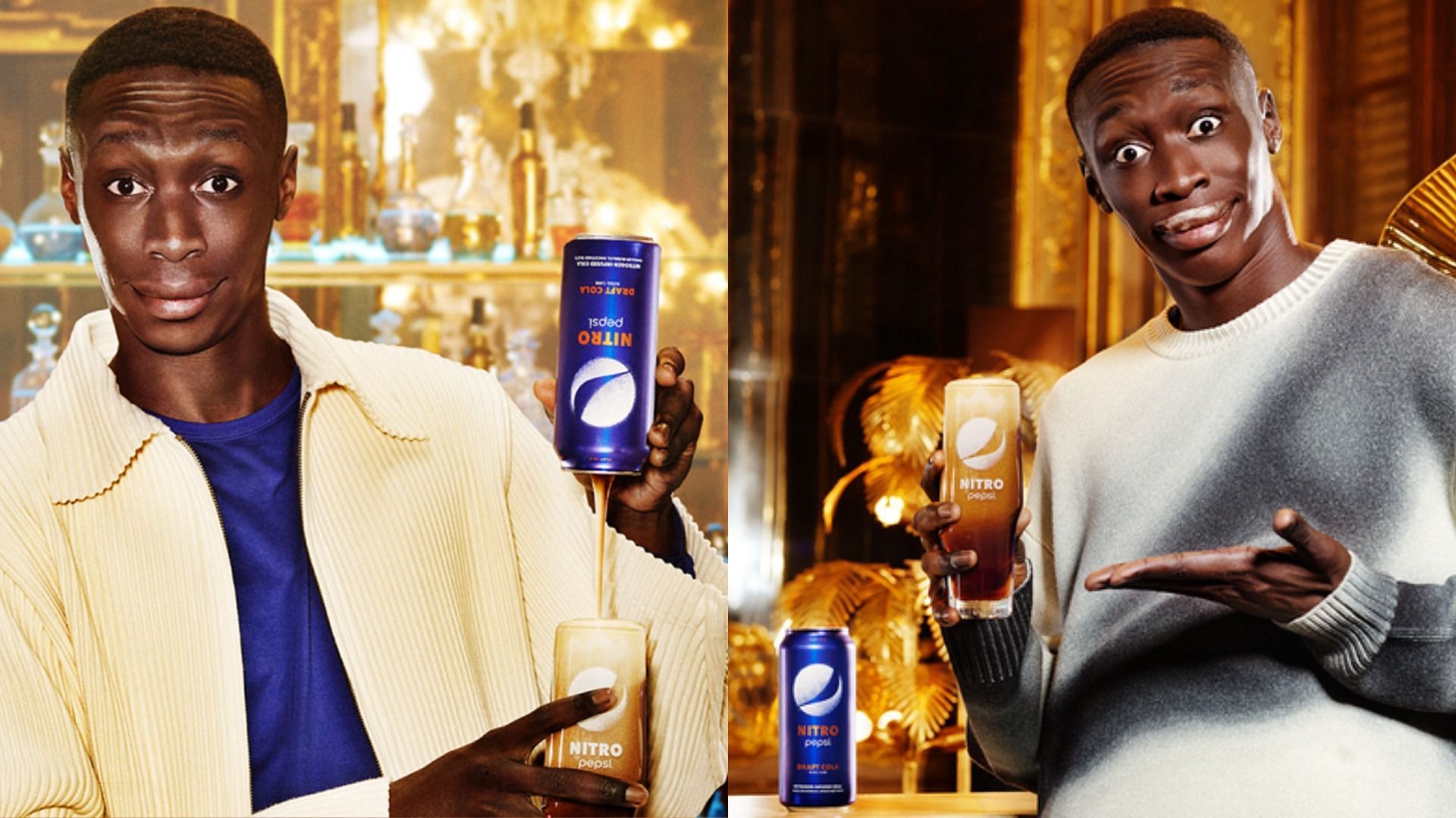 Pepsi ropes in TikTok star Khaby Lame for its Nitro Pepsi campaign (Images via Pepsi)