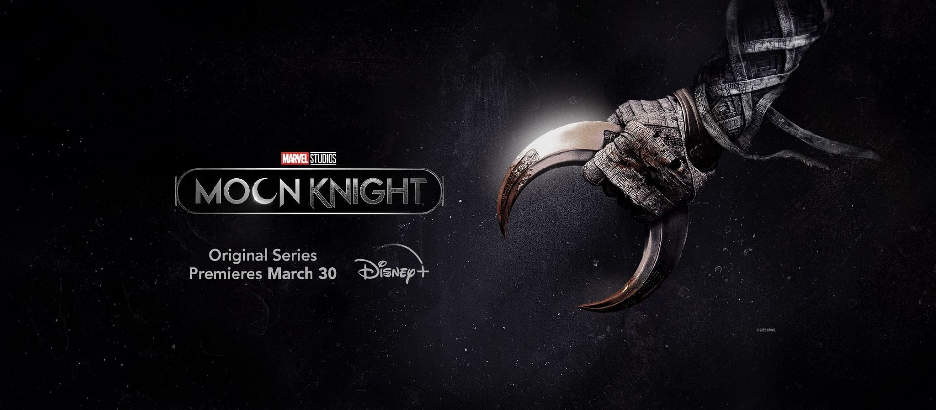 Moon Knight premiers March 30 (Image via Disney+)