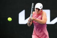 Swiatek is on a 14-match winning streak.