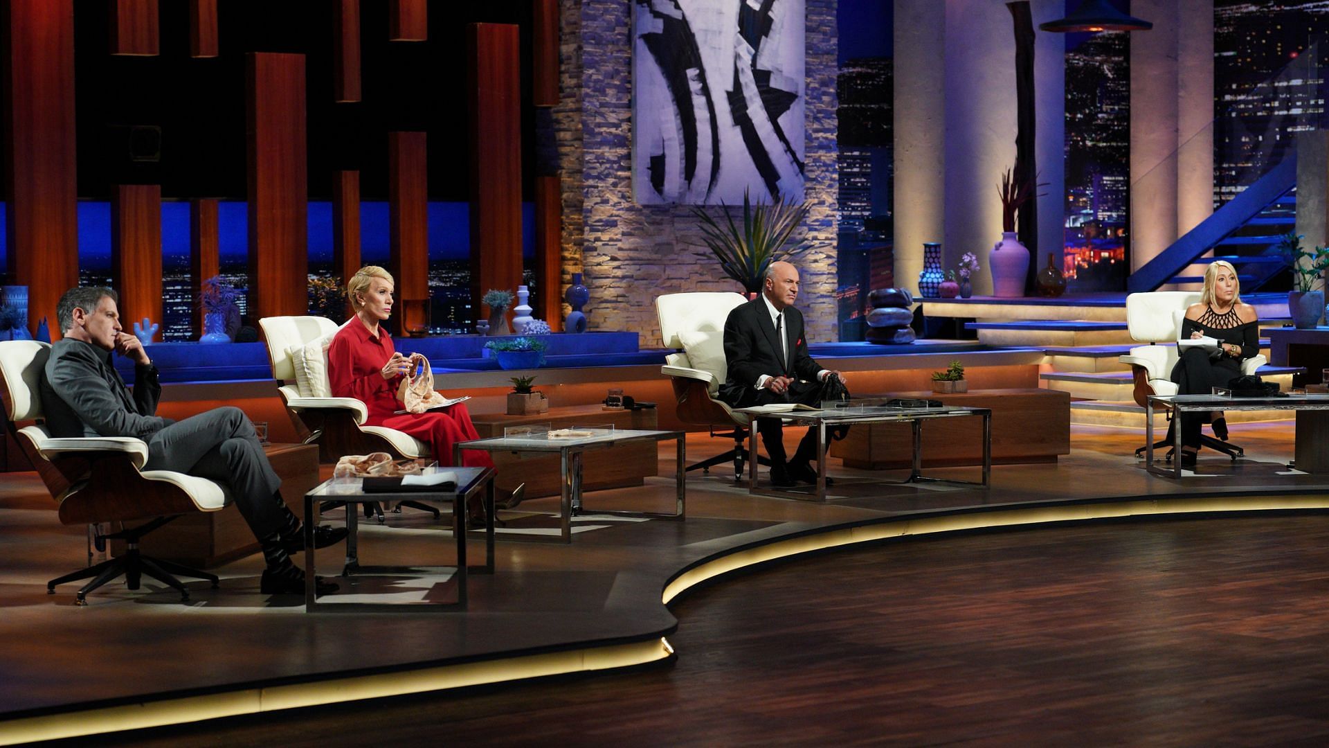 The panel of judges in Shark Tank Season 13 Episode 15 (Image via Christopher Willard/ABC)