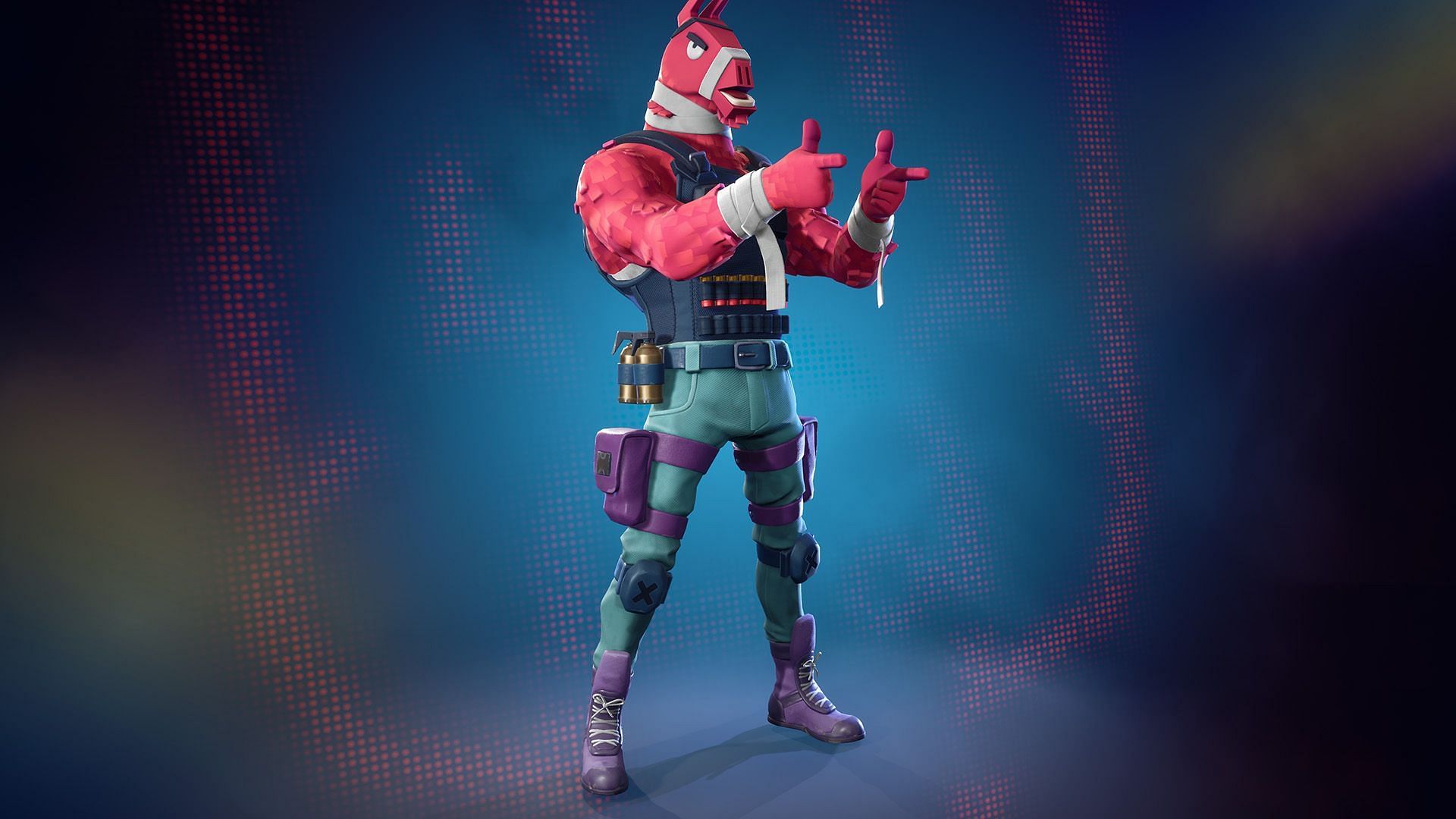 Fortnite seems to have removed the Lt. John Llama skin from the Chapter 3 preview skin (Image via Epic Games)