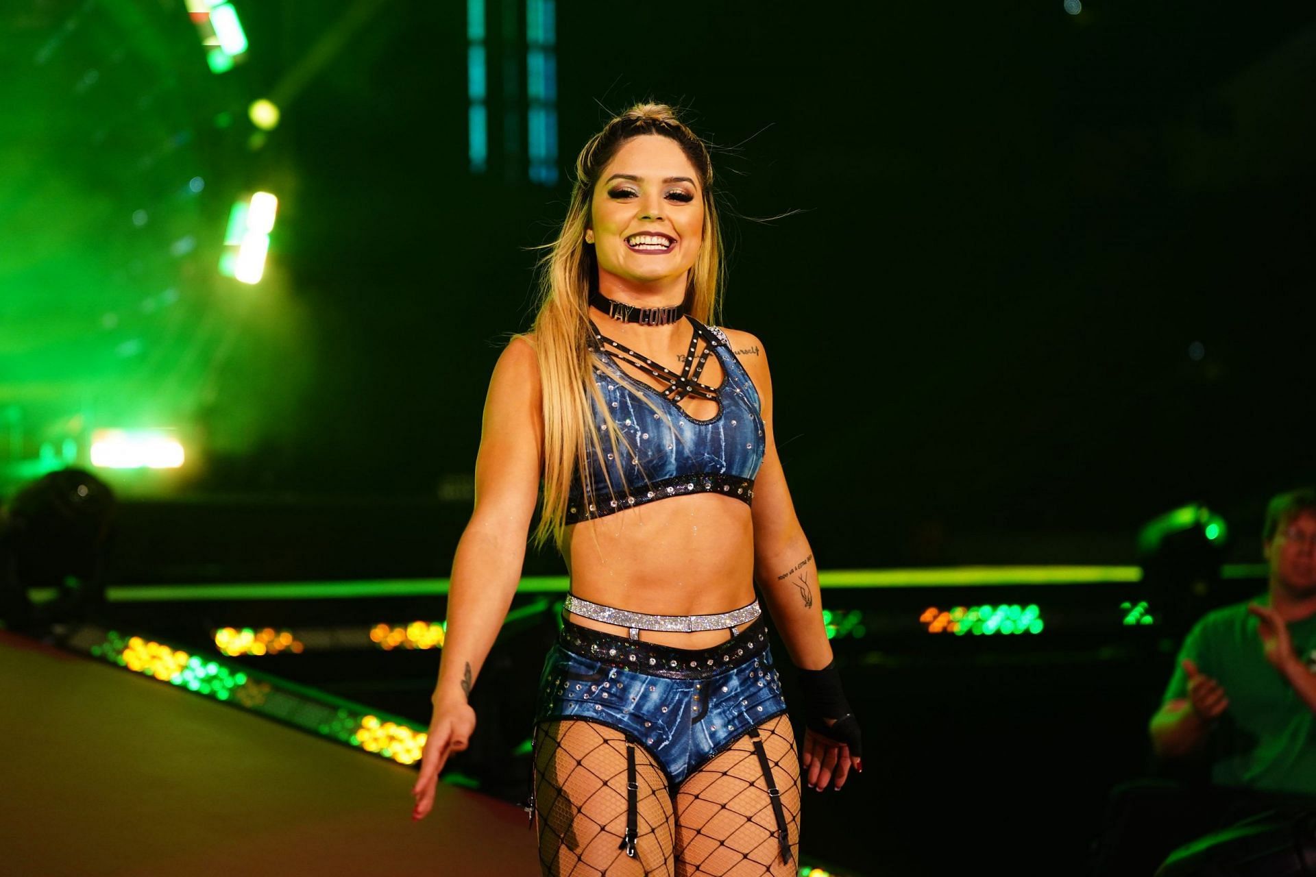 The former WWE NXT star was in action at Revolution 2022.