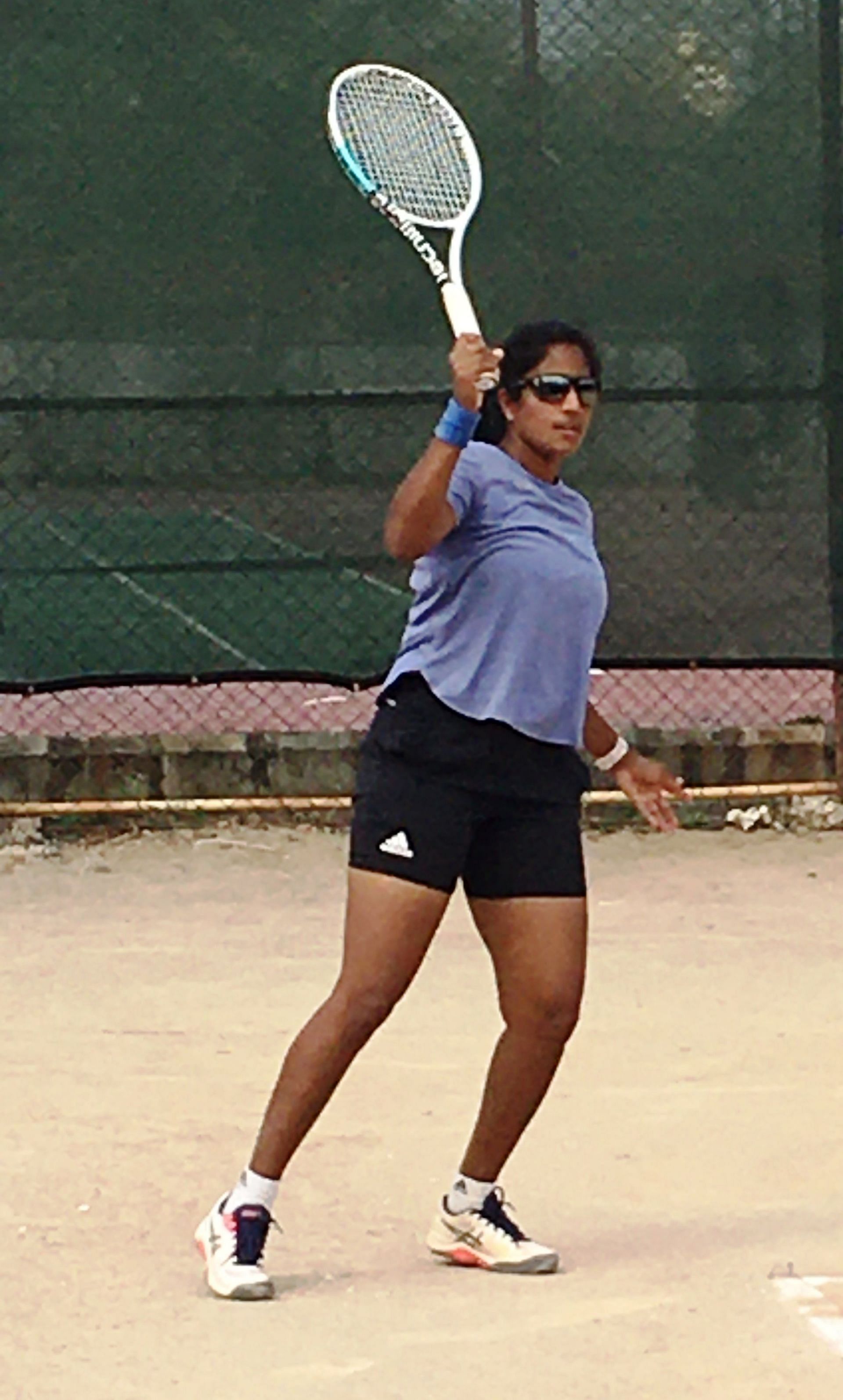 Sai Samhitha Chamarthi beat Smriti Bhasin 6-4, 6-3 in the women&#039;s singles second round. (Picture: MSLTA)