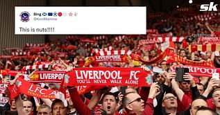 "Horrible to see" - Fans react as Champions League clash between Liverpool and Inter brought to halt by incident at Anfield's Kop end