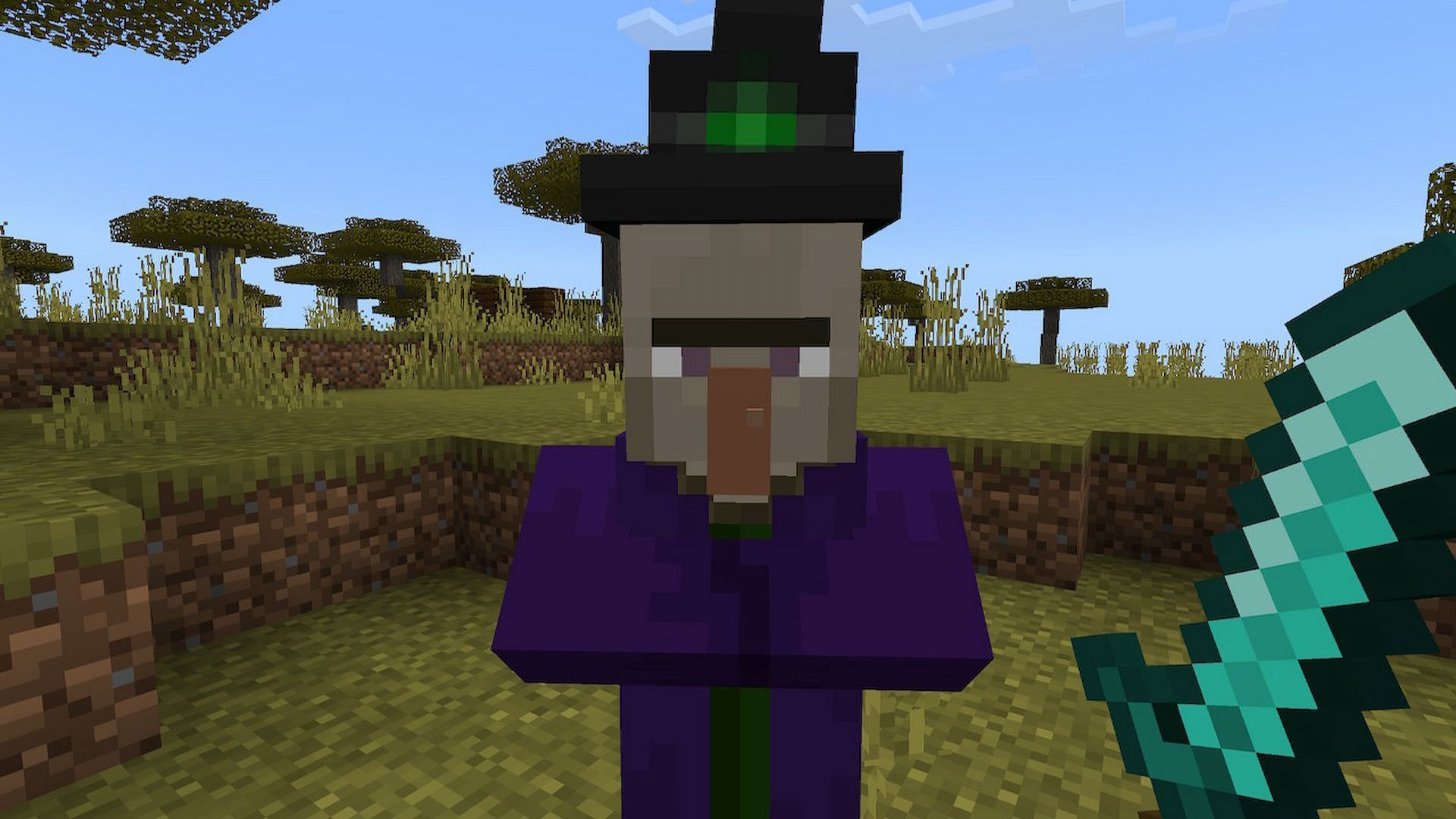 Witches can be a very dangerous mob if players face them unprepared (Image via Minecraft)