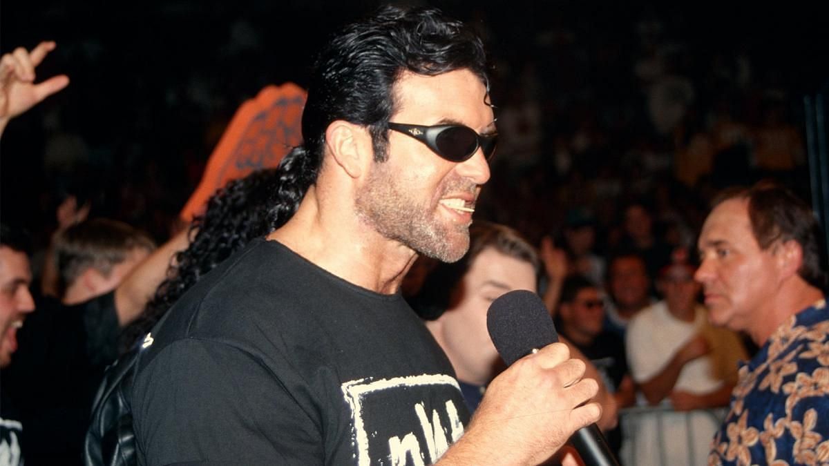 Scott Hall as a member of the nWo in WCW
