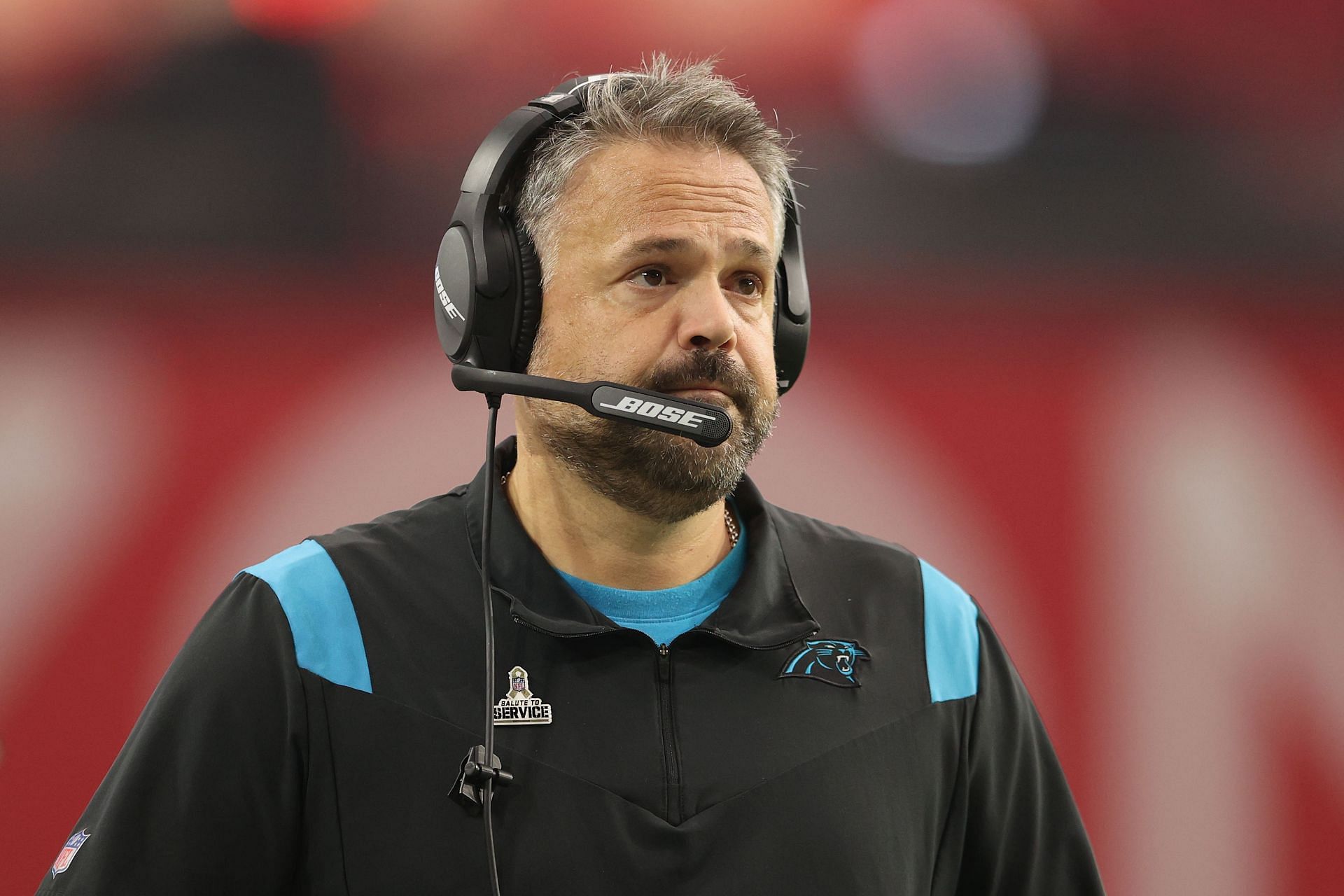 Carolina Panthers head coach Matt Rhule