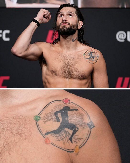 Ufc 272 Ben Askren Trolls Jorge Masvidal After He Shows Off Temporary Flying Knee Tattoo At The 