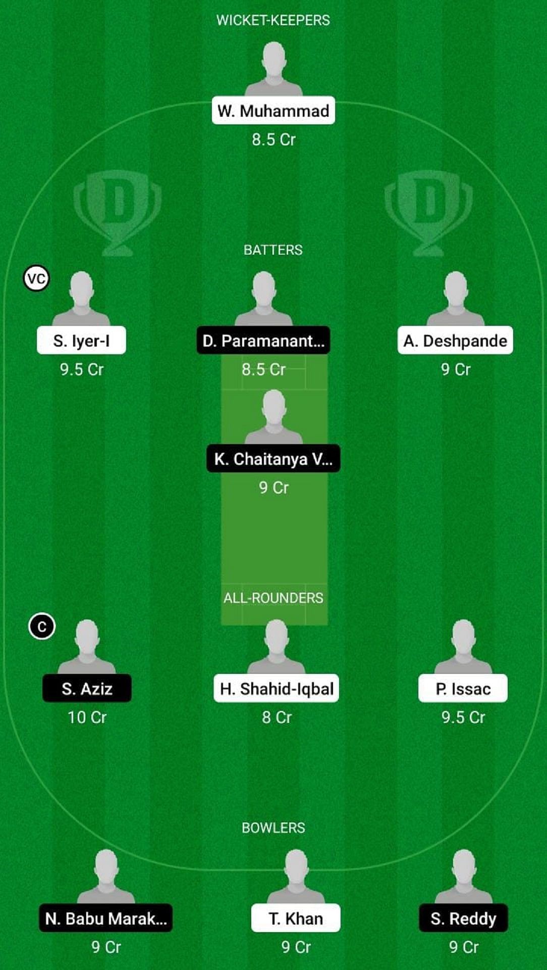 KLS vs ROW Dream11 Fantasy Suggestion #1