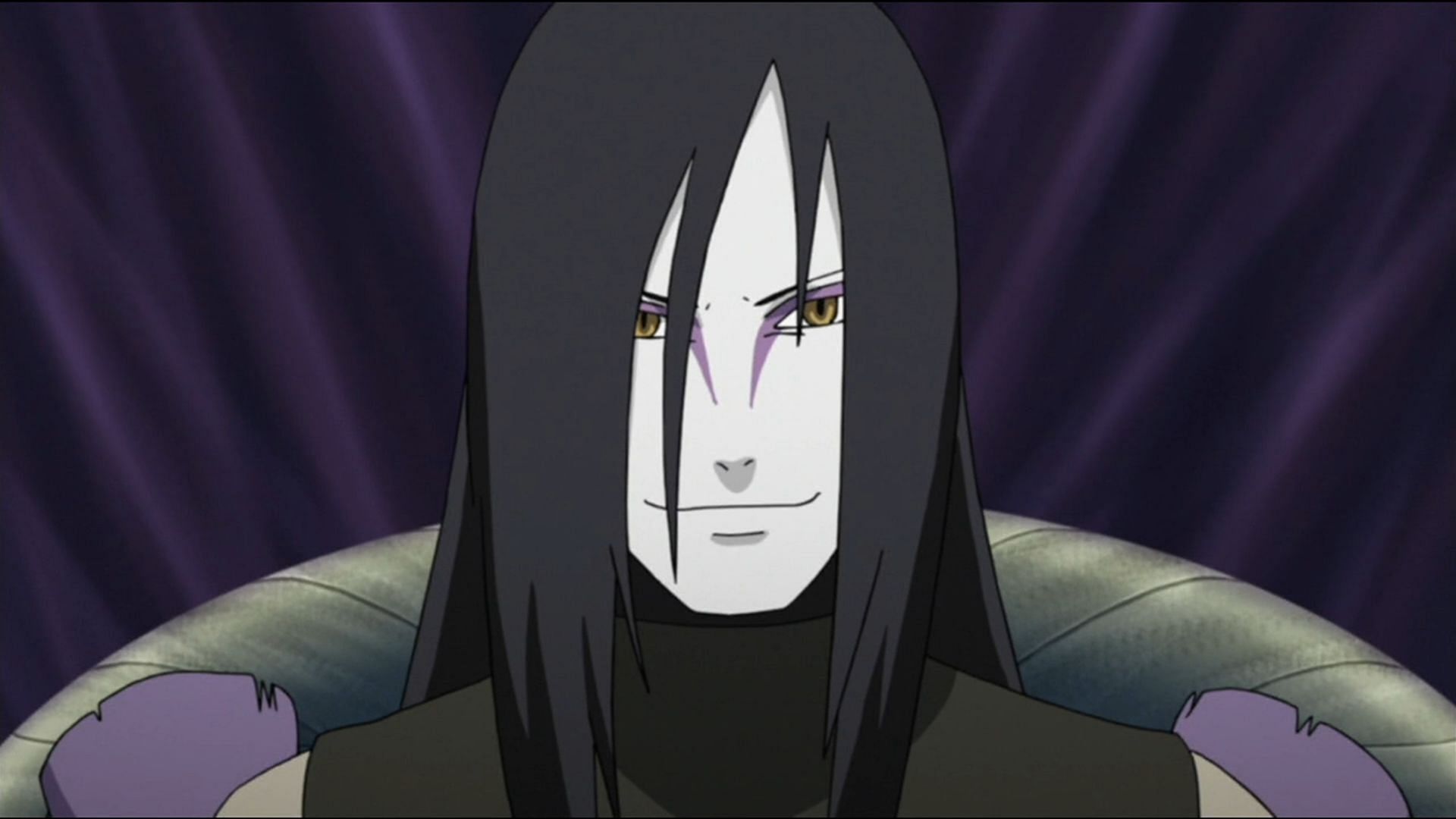 Orochimaru as he appears in the &#039;Naruto&#039; anime (Image via Studio Pierrot)