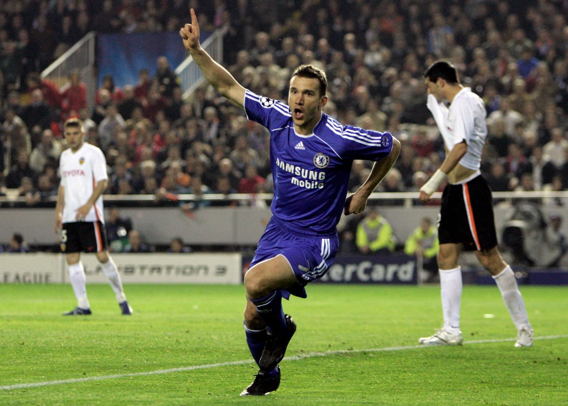 Shevchenko scored only one goal in the quarterfinals for Chelsea against Valencia
