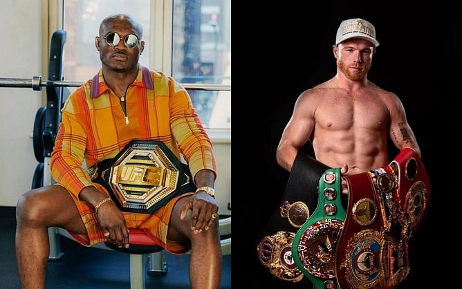 Kamaru Usman continues angling for Canelo Alvarez boxing match as he shares fan-made promo