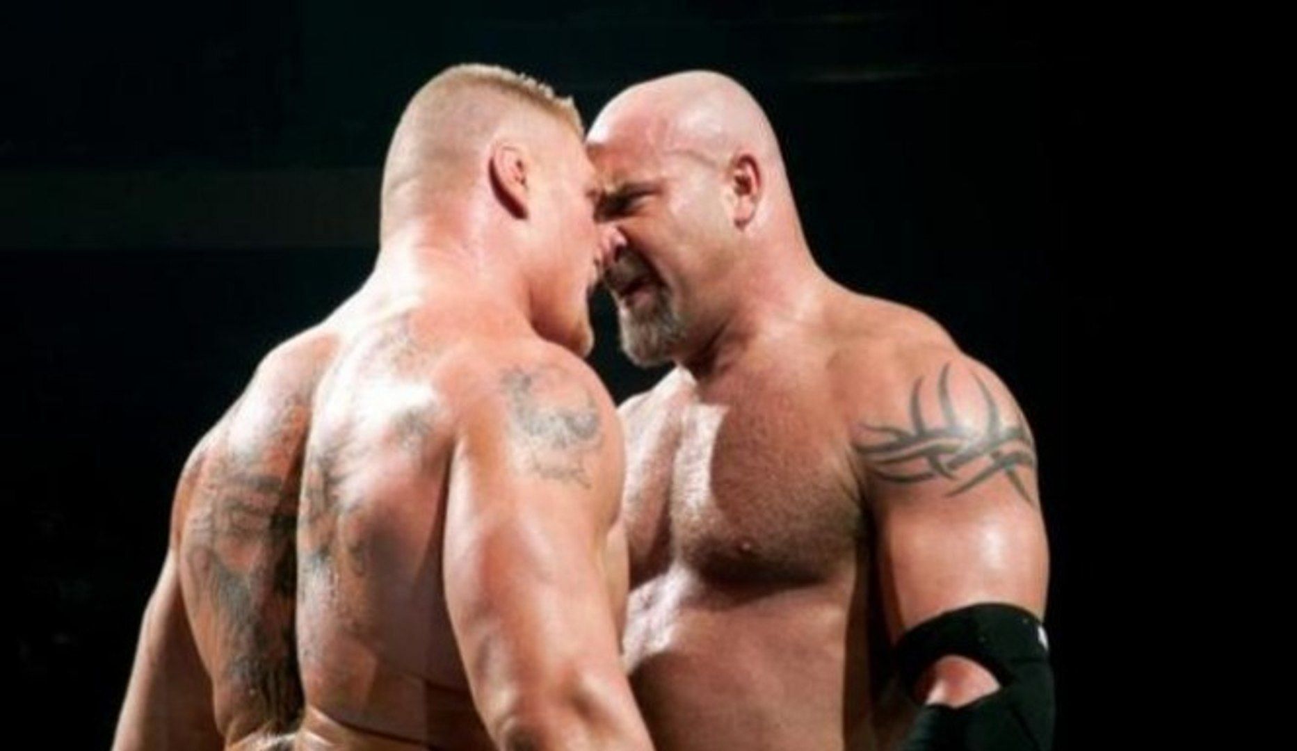 Goldberg vs Brock Lesnar at WrestleMania 20