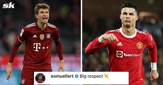 "Big respect" - Thomas Muller lauds Manchester United attacker Cristiano Ronaldo for stunning Tottenham hat-trick
