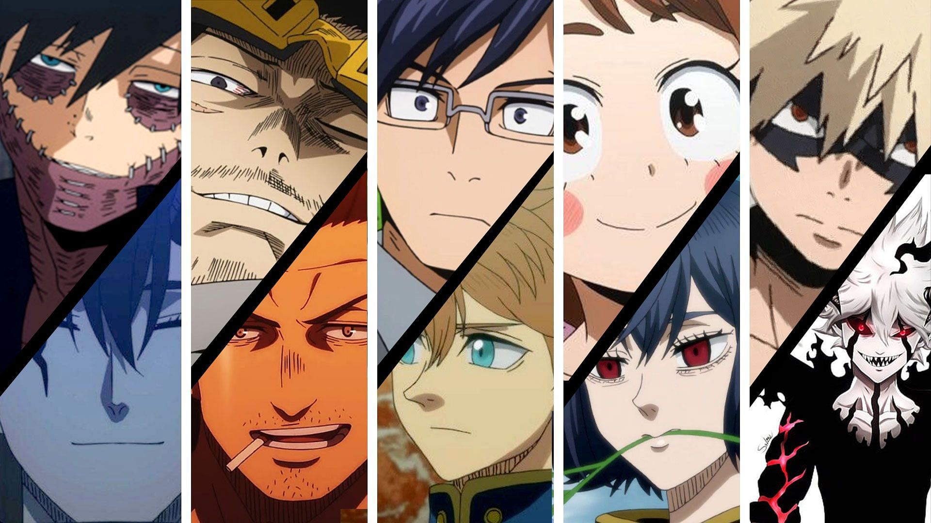 10 pairs of My Hero Academia and Black Clover characters who have