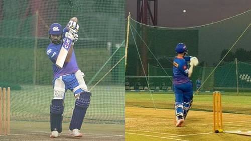 Rohit Sharma (L) and Ishan Kishan.