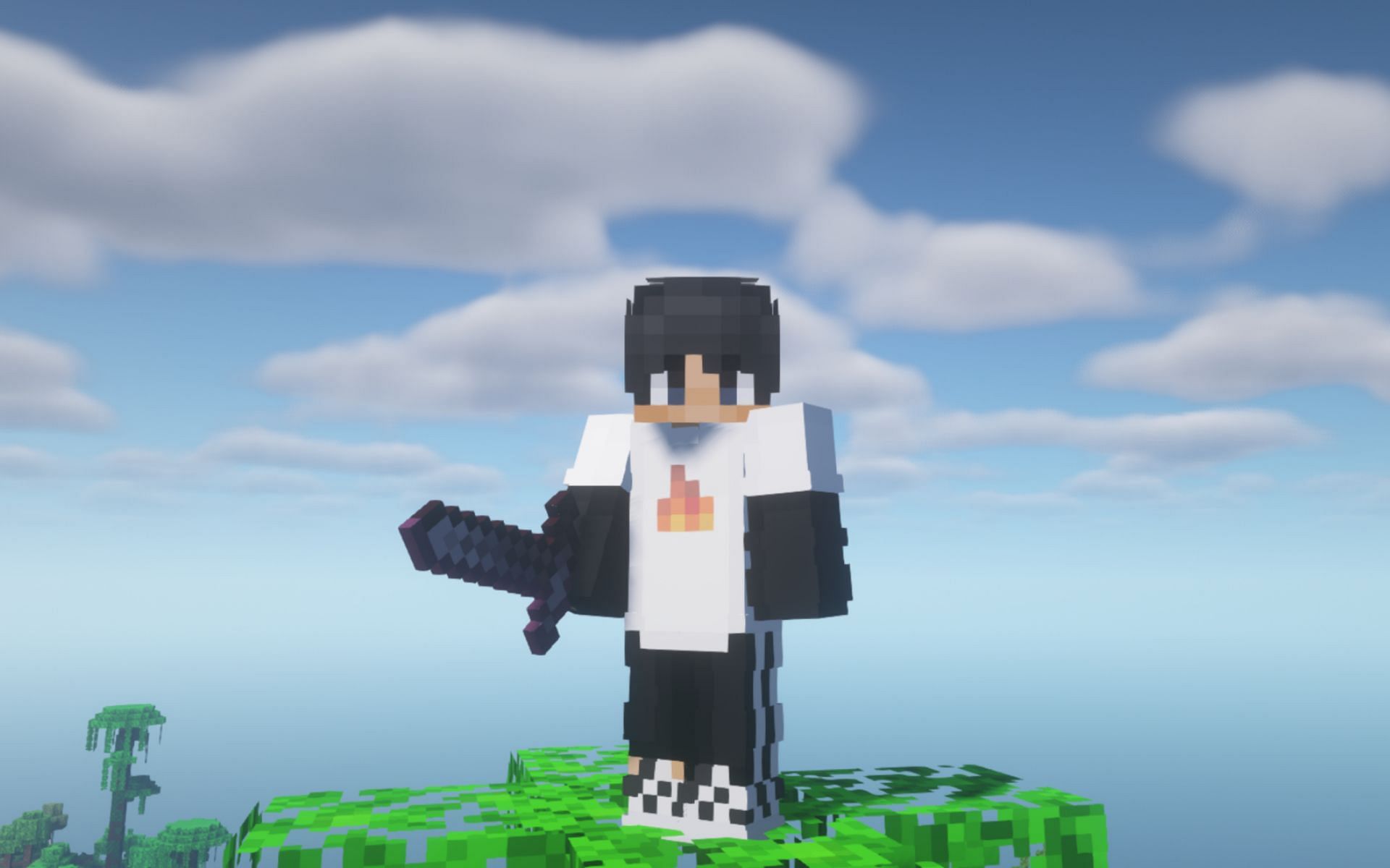 Sapnap&#039;s skin (Image via Minecraft)