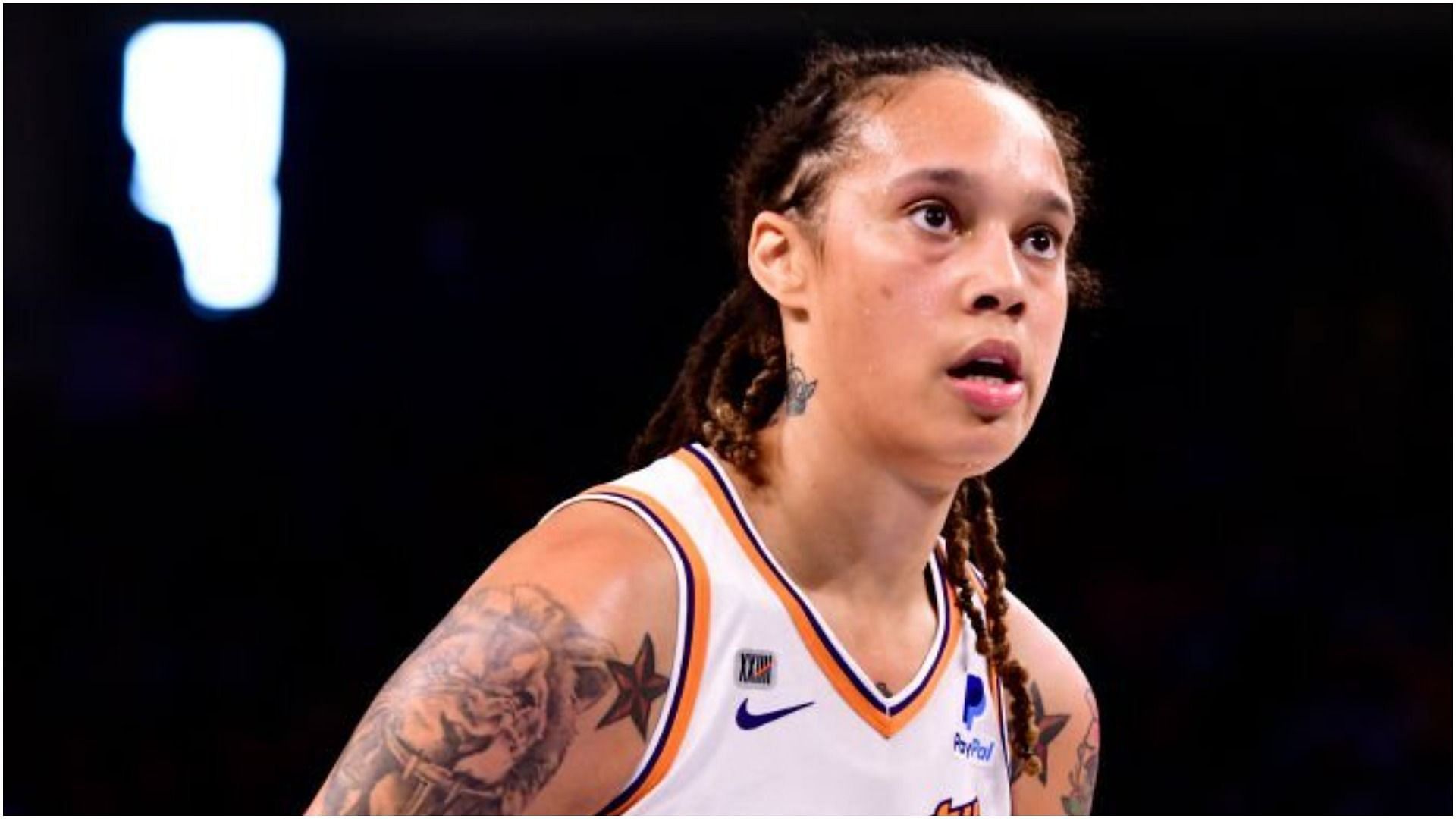 Brittney Griner was recently arrested for carrying cannabis oil in her luggage (Image via Barry Gossage/Getty Images)