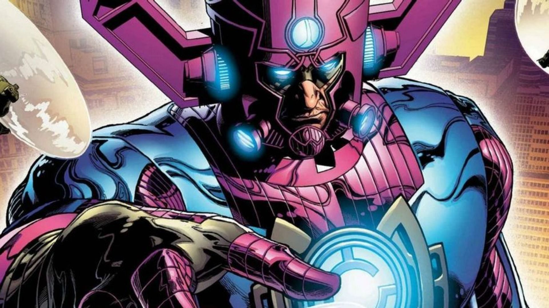 Galactus consumes planets to increase his powers (Image via Marvel)