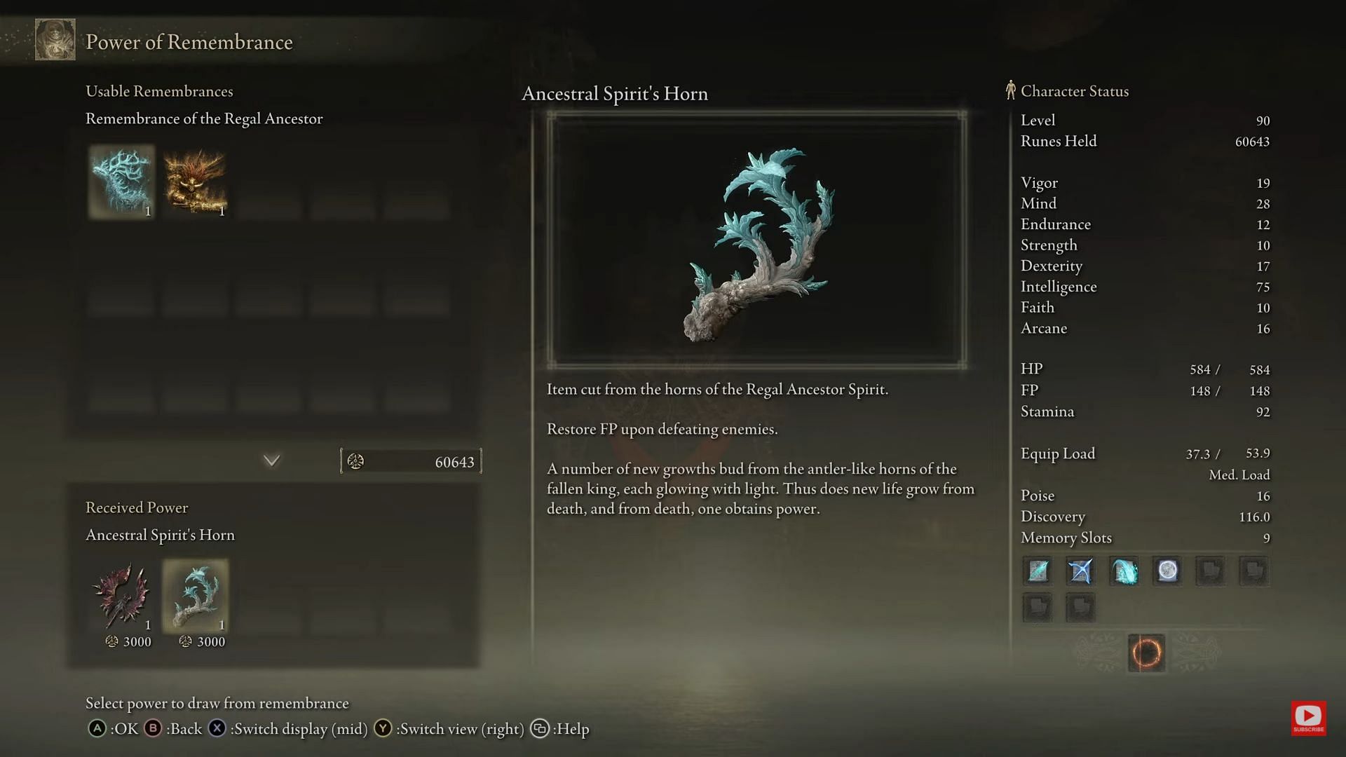 Ancestral Spirit&#039;s Horn is quite good at dealing with mobs (Image via rYu/Youtube)