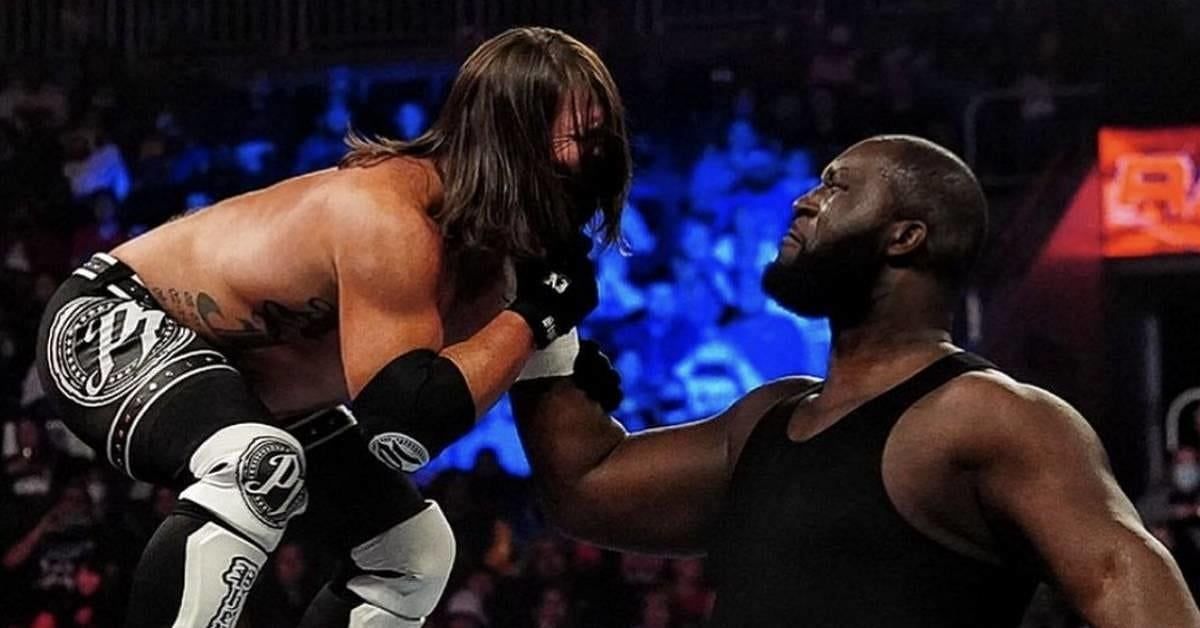 AJ Styles believes Omos has a long way to go in the company