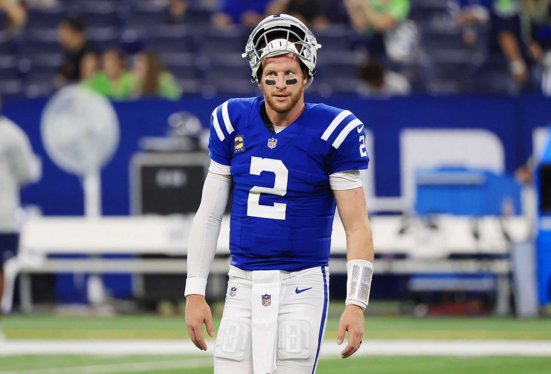 Indianapolis Colts quarterback Carson Wentz