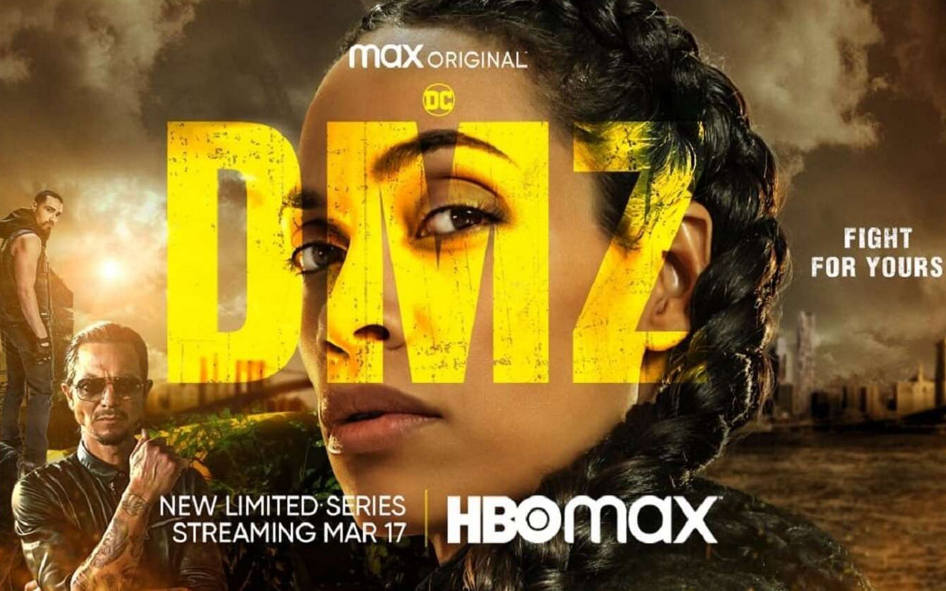 DMZ promotional poster (Image via HBO Max/Warner Media)