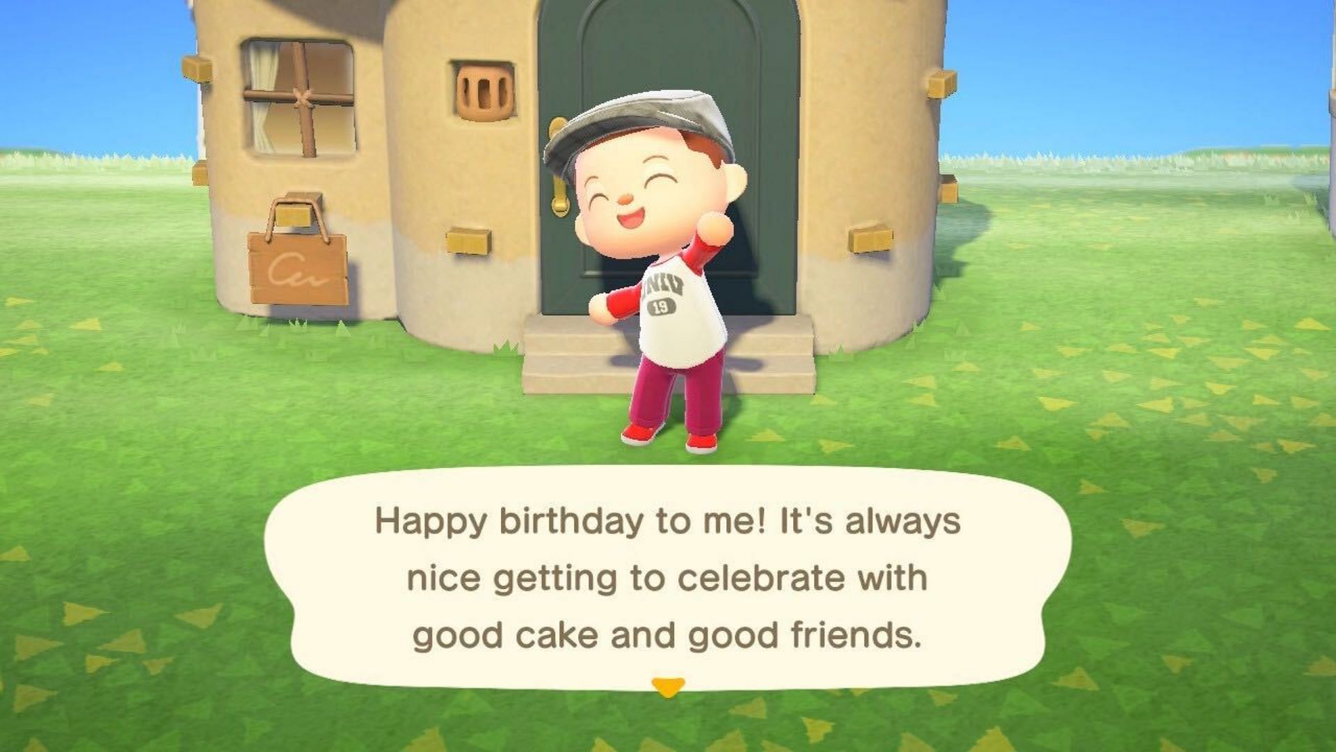 Animal Crossing: New Horizons generally always celebrates the player&#039;s birthday (Image via Shacknews)