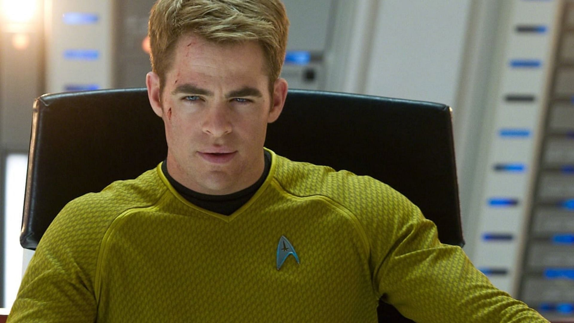 Chris Pine as Captain James T. Kirk (Image via Paramount)