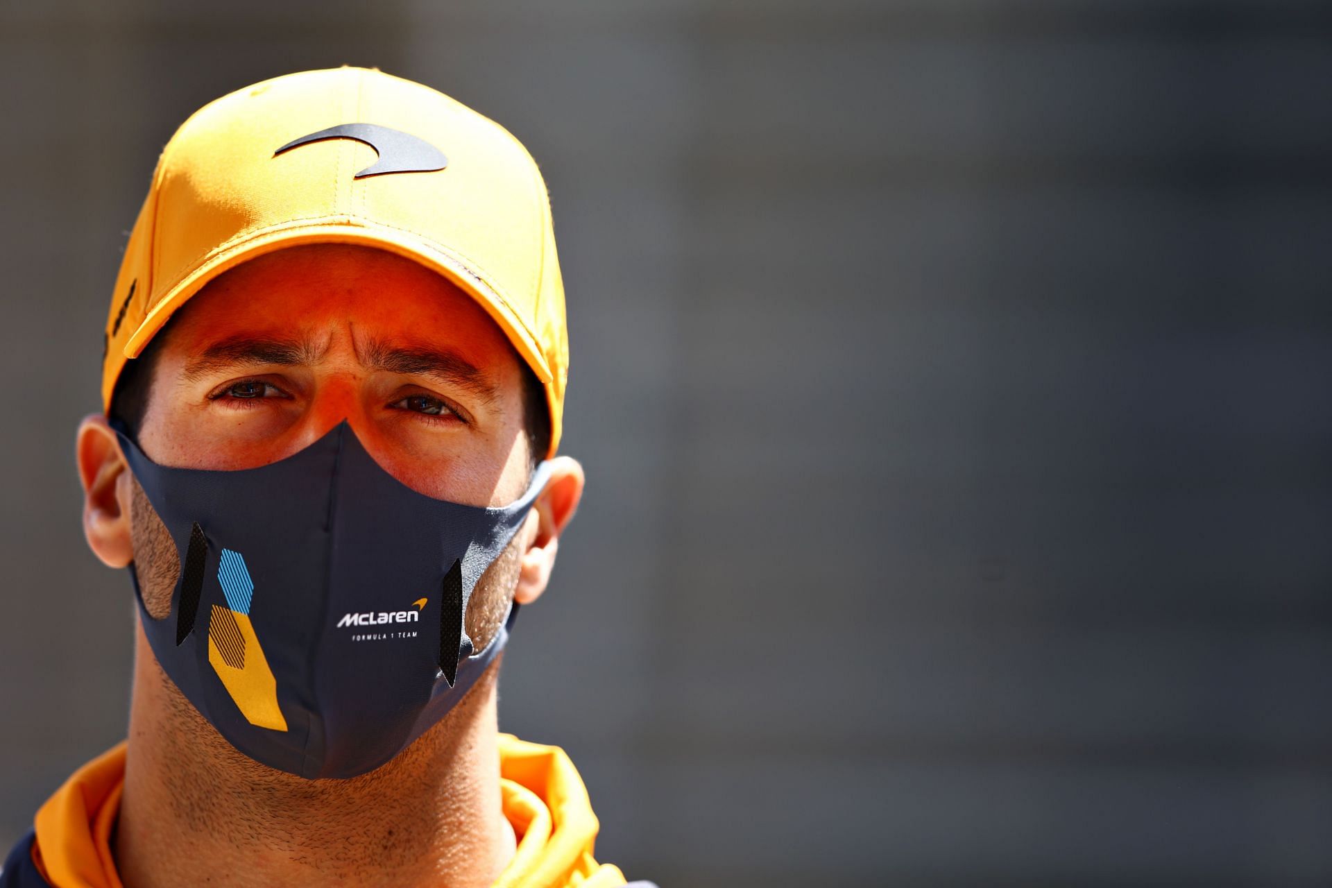 F1 Grand Prix of Bahrain - Practice - Daniel Ricciardo arrives at the Paddock