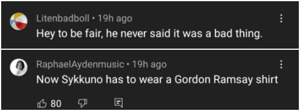 Perhaps Sykkuno will start wearing a Gordon Ramsay shirt in tribute to his friend (Image via YouTube)