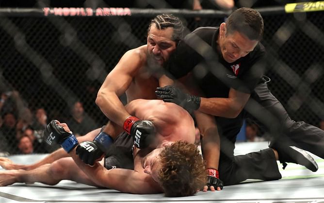 "It's like something a teenager would get" - Ben Askren gives his take on the Jorge Masvidal flying knee tattoo