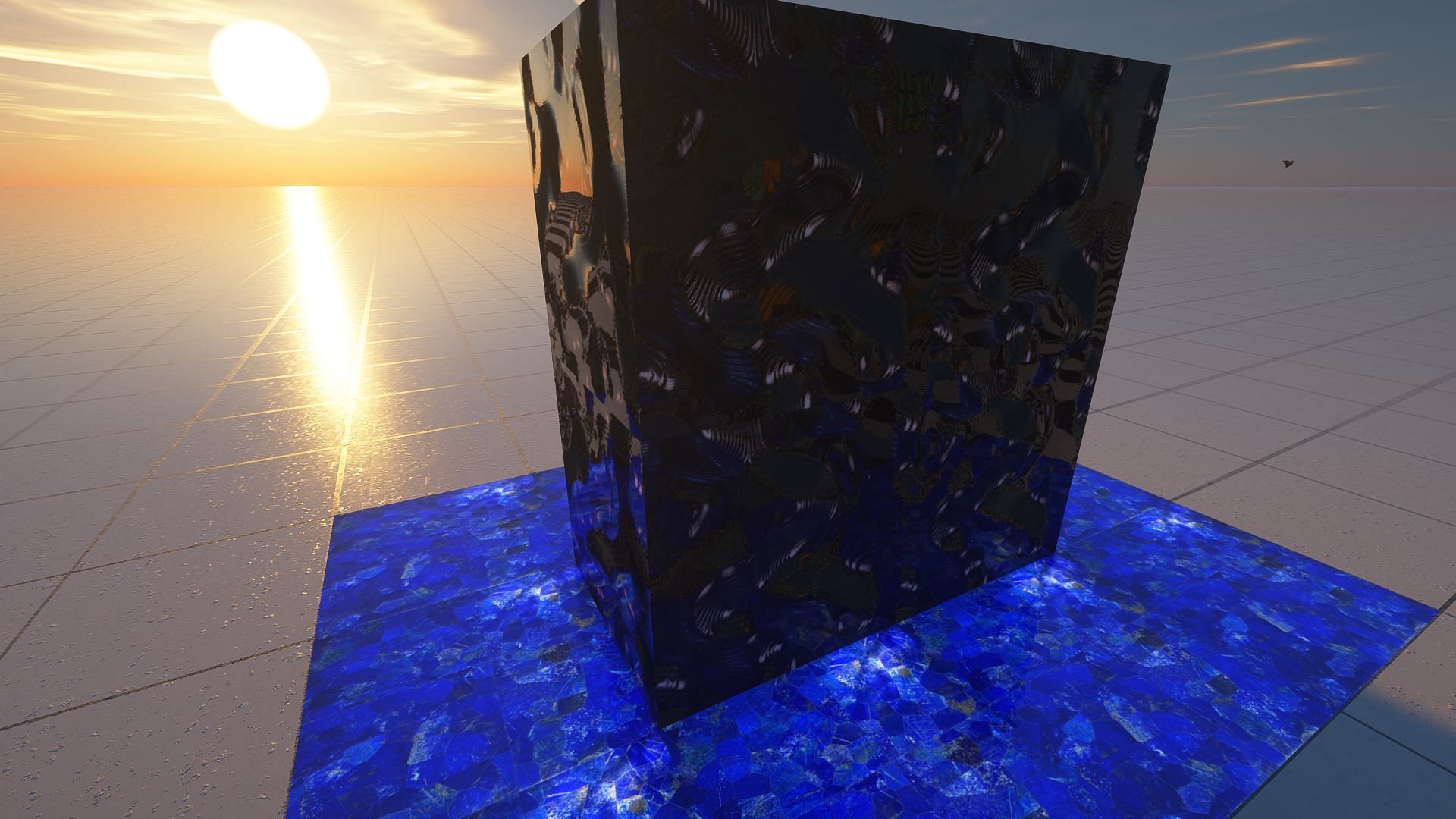 A high resolution Obsidian block (Image via planetminecraft.com/G3N3ZIS)