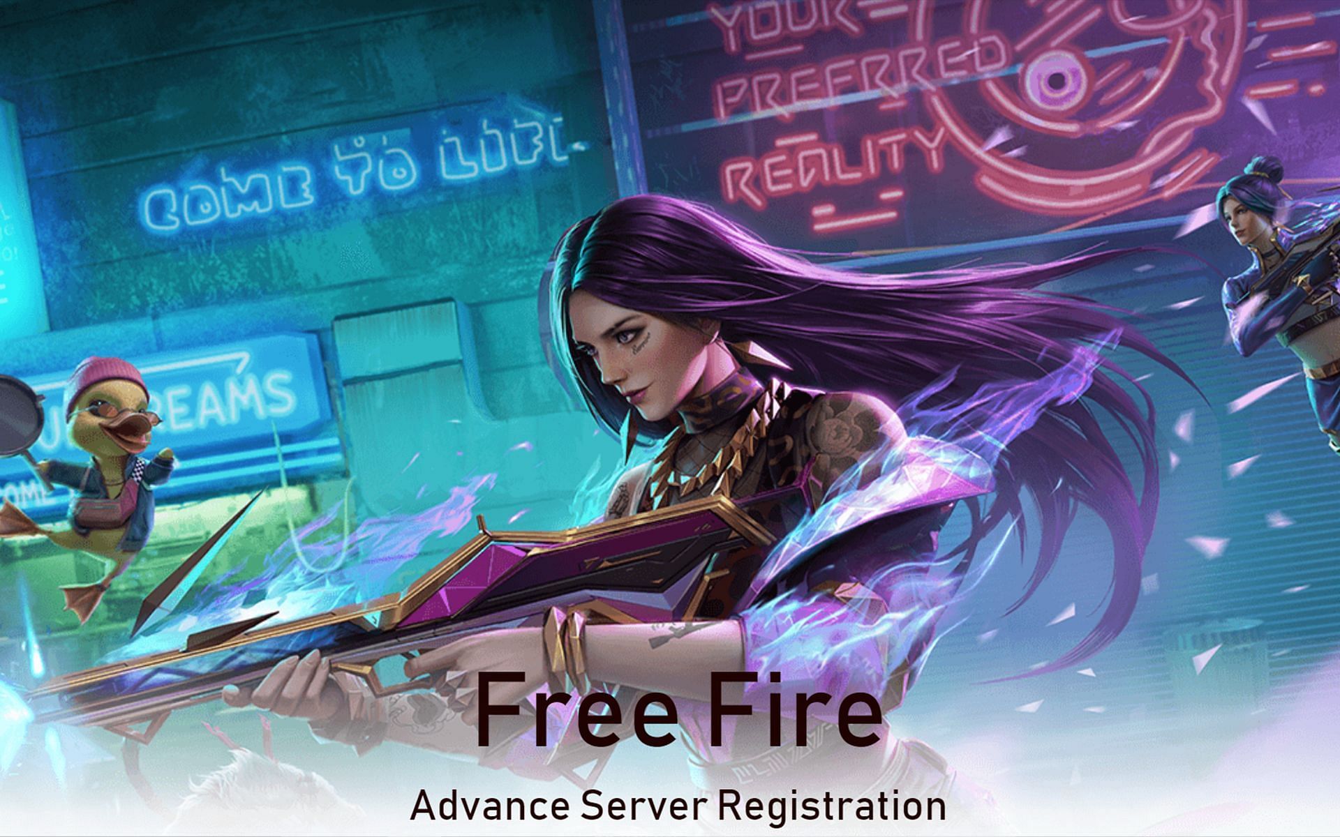Players will have to register to receive the Activation code for the Advance Server (Image via Garena)