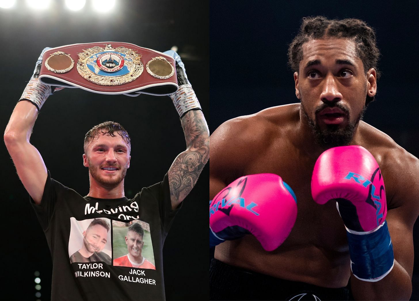 Zach Parker (left), Demetrius Andrade (right)