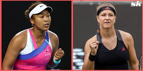 Naomi Osaka (L) & Karolina Muchova