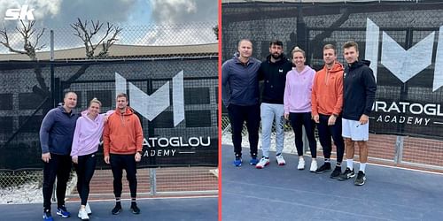 Romania's Simona Halep at the Mouratoglou Academy