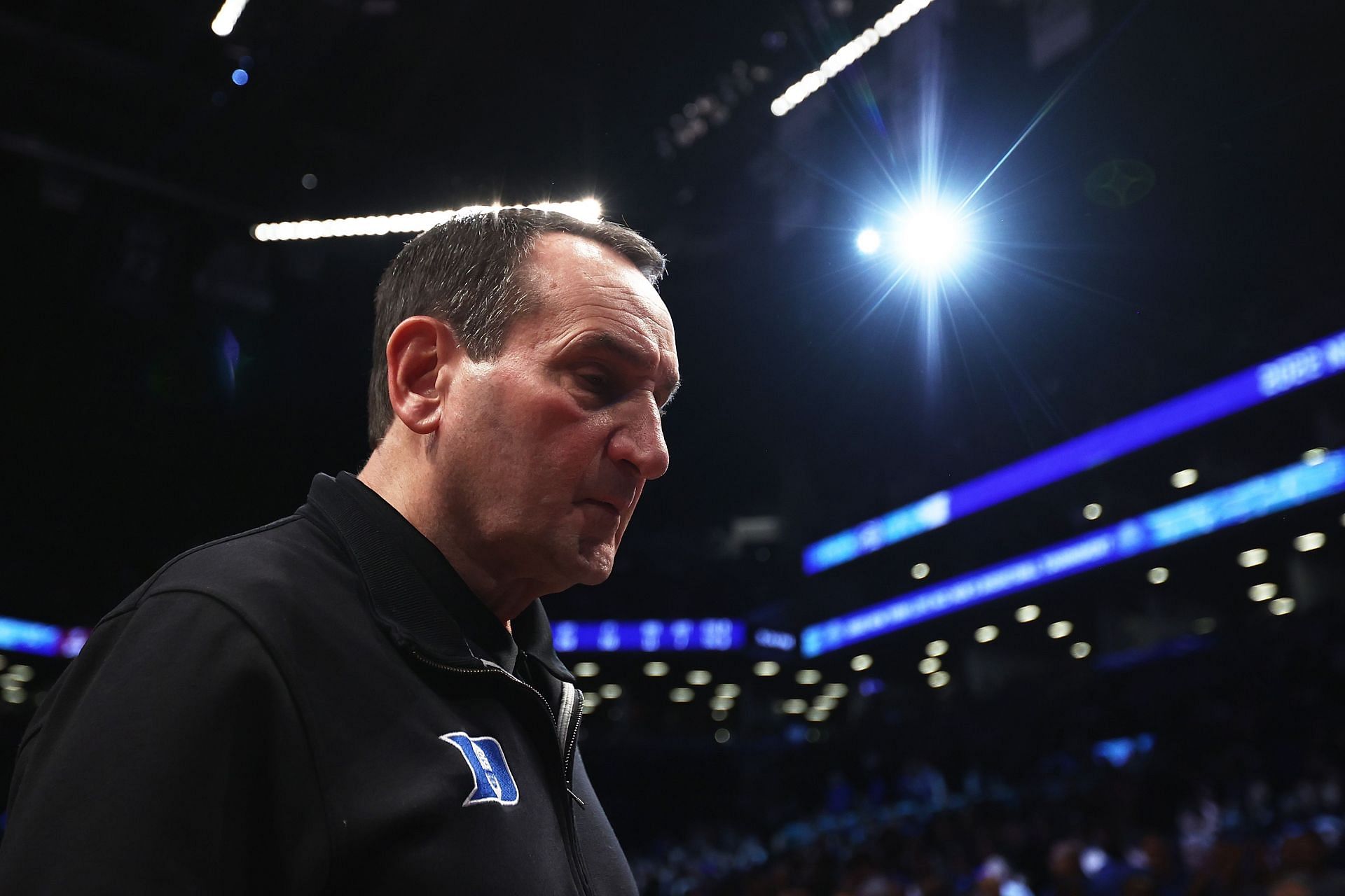 The spotlight is closing on the legendary Mike Krzyzewski and rising on a new legend.