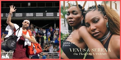 Grigor Dimitrov posted an Instagram story about the Williams sisters being on the cover of Harper's Bazaar US