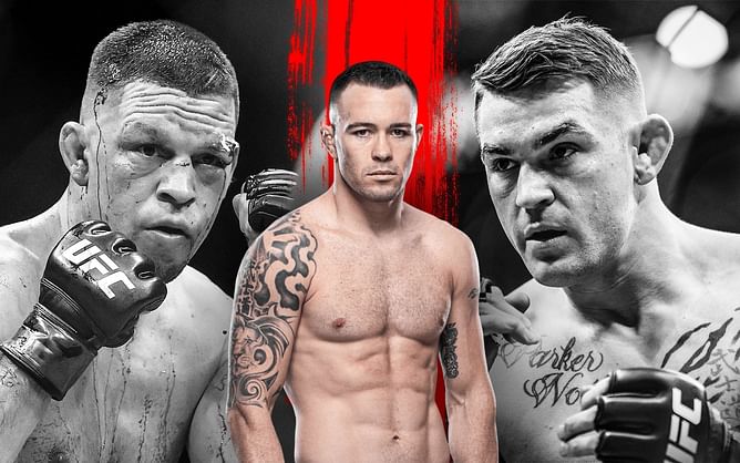 Why is he trying to pick on the guy that has a lisp? - Colby Covington slams Dustin Poirier for looking to fight "mentally handicapped and crippled" Nate Diaz
